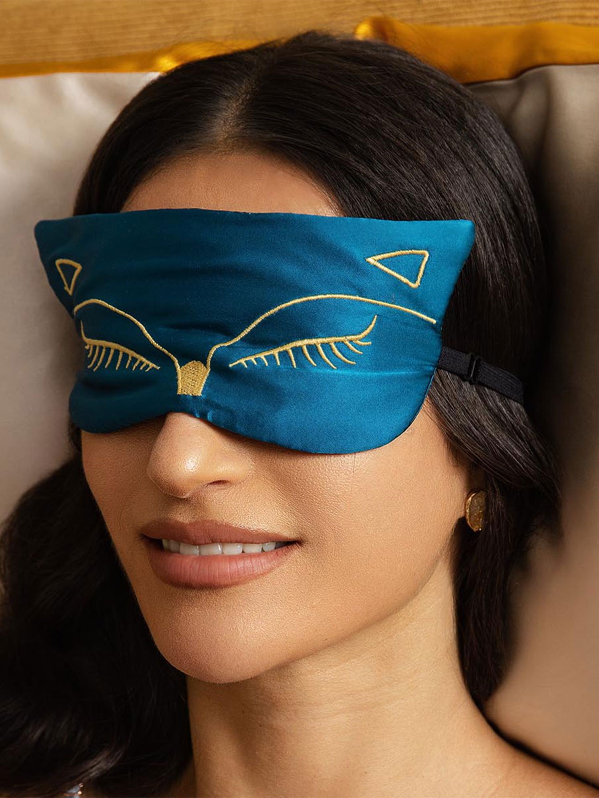[Verde Acqua] SilkSilky-IT Seta pura Eye Mask 003
