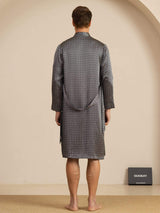 [Ginkgo Nero] SilkSilky-IT Long Sleeve Pigiami da uomo 003
