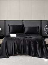 [Nero] SilkSilky-IT 19Momme Set di biancheria da letto 007