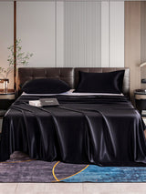 [Nero] SilkSilky-IT 22Momme Set di biancheria da letto 001