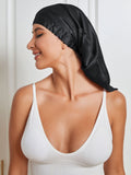 SilkSilky-IT Seta pura Sleep Cap Nero 004