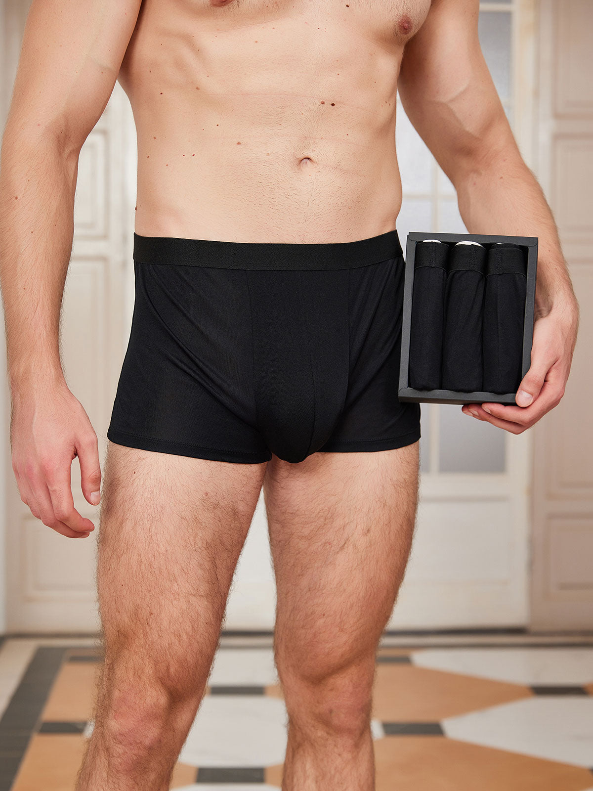[Nero] SilkSilky-IT Intimo da uomo 001