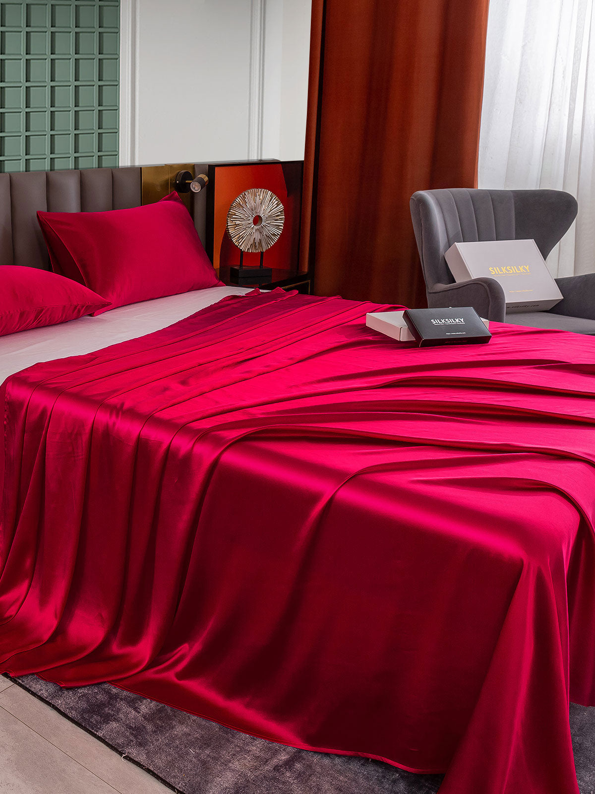 [Vino] SilkSilky-IT 25Momme Seta pura Bedding Set 003