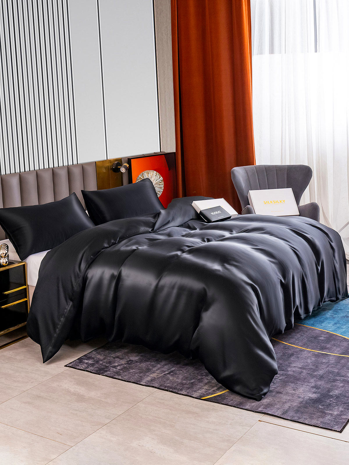 [Nero] SilkSilky-IT 22Momme Seta pura Bedding Set 004