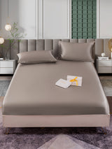 [Grigio] SilkSilky-IT 25Momme Set di biancheria da letto 002