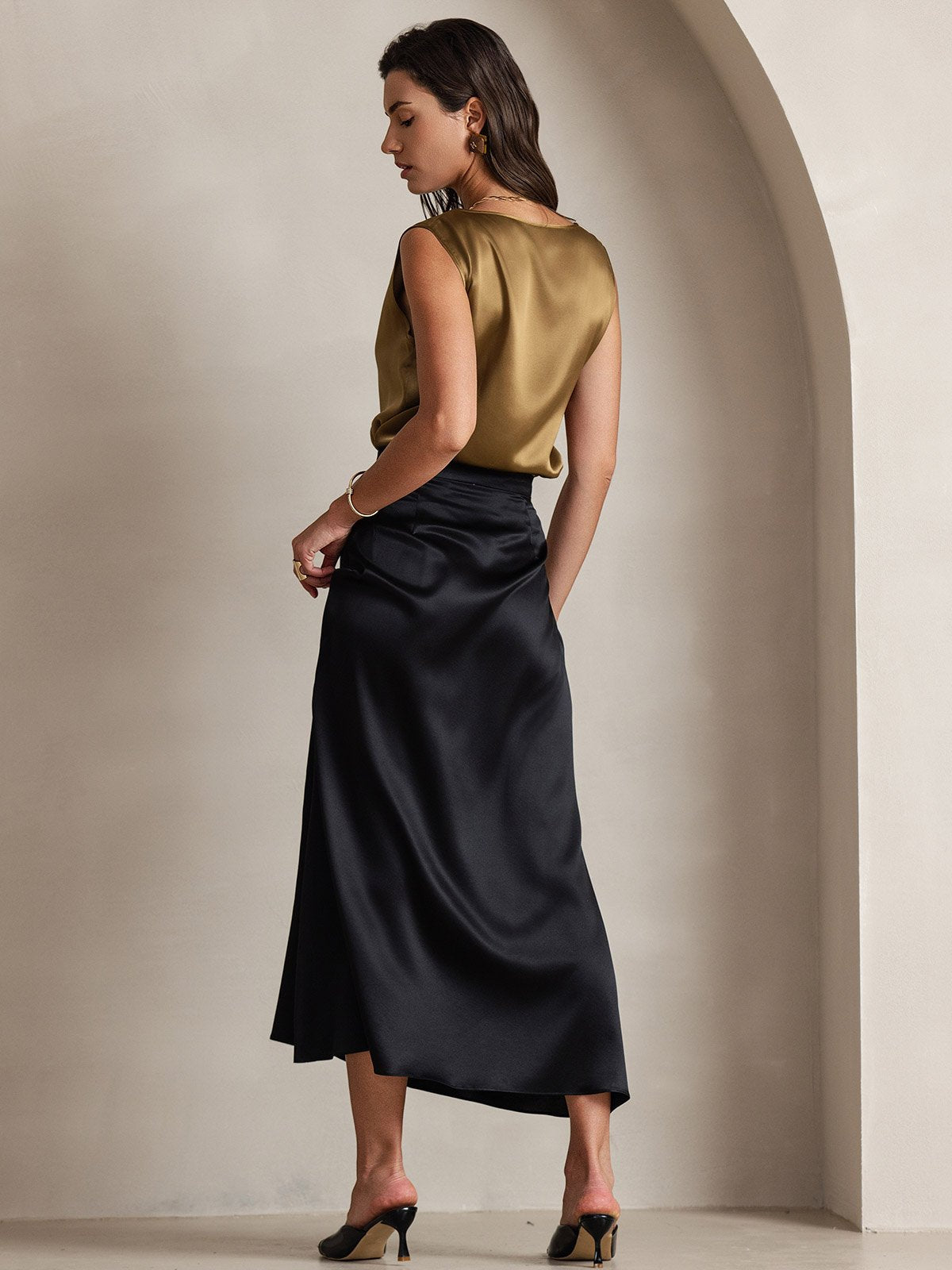 [Nero] SilkSilky-IT 19Momme Seta Skirt 002