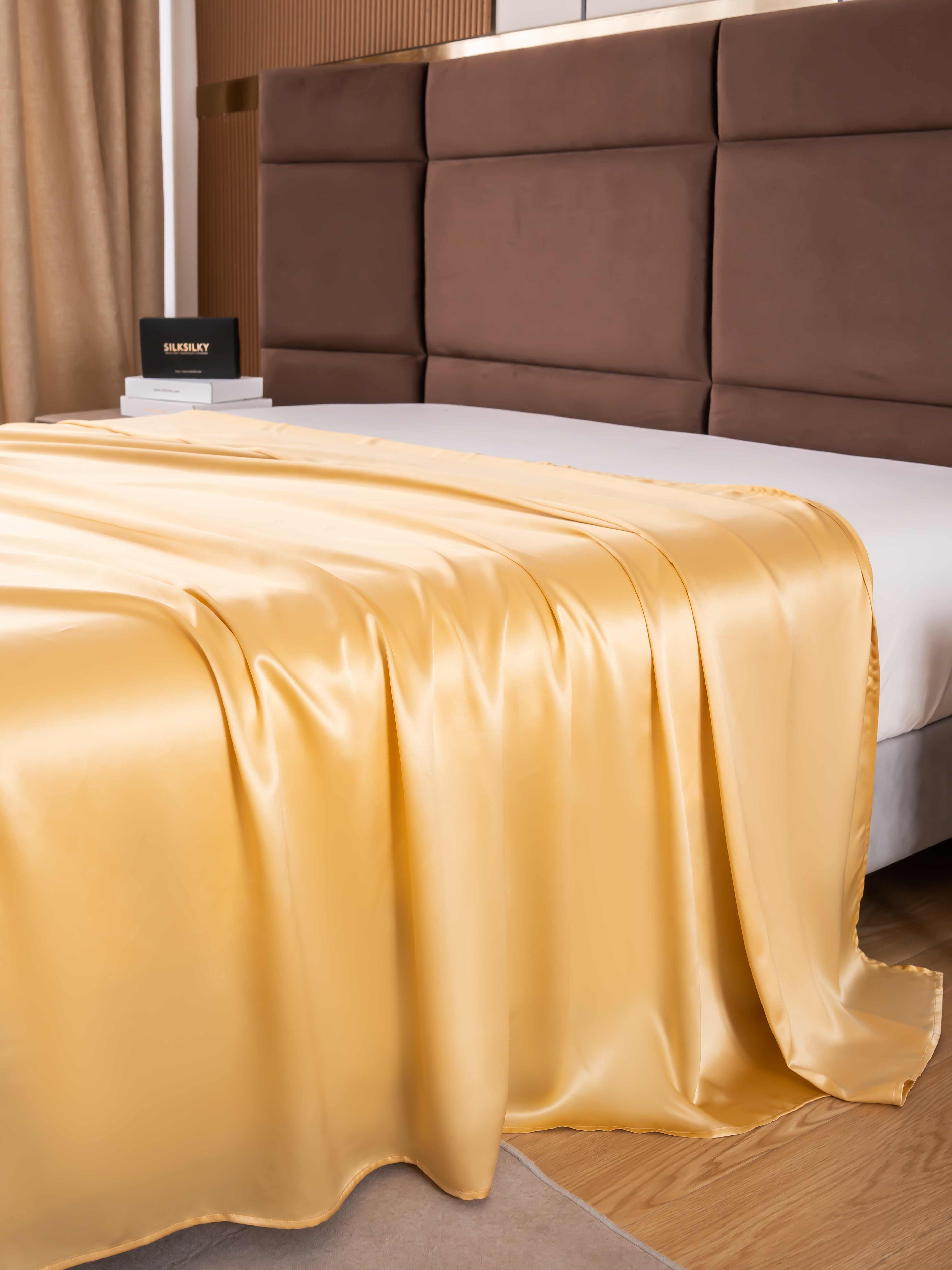 [Champagne] SilkSilky-IT 19Momme Seta pura Sheet 004