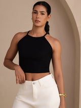 [Nero] SilkSilky-IT Sleeveless Crew Neck Cami 003