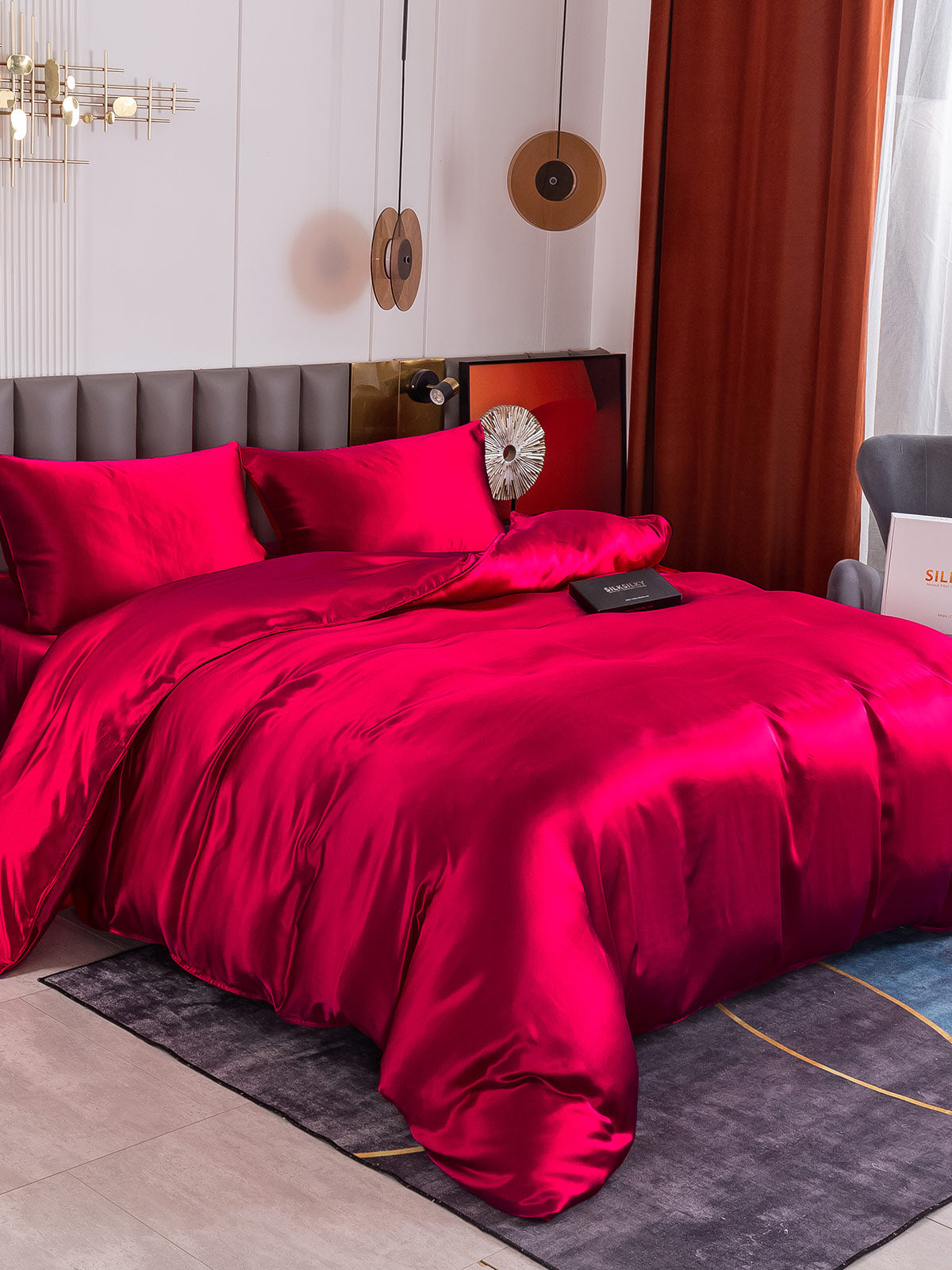 [Vino] SilkSilky-IT 19Momme Seta pura Bedding Set 001