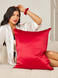 SilkSilky IT 19Momme Seta pura Pillowcase Set Vino 002