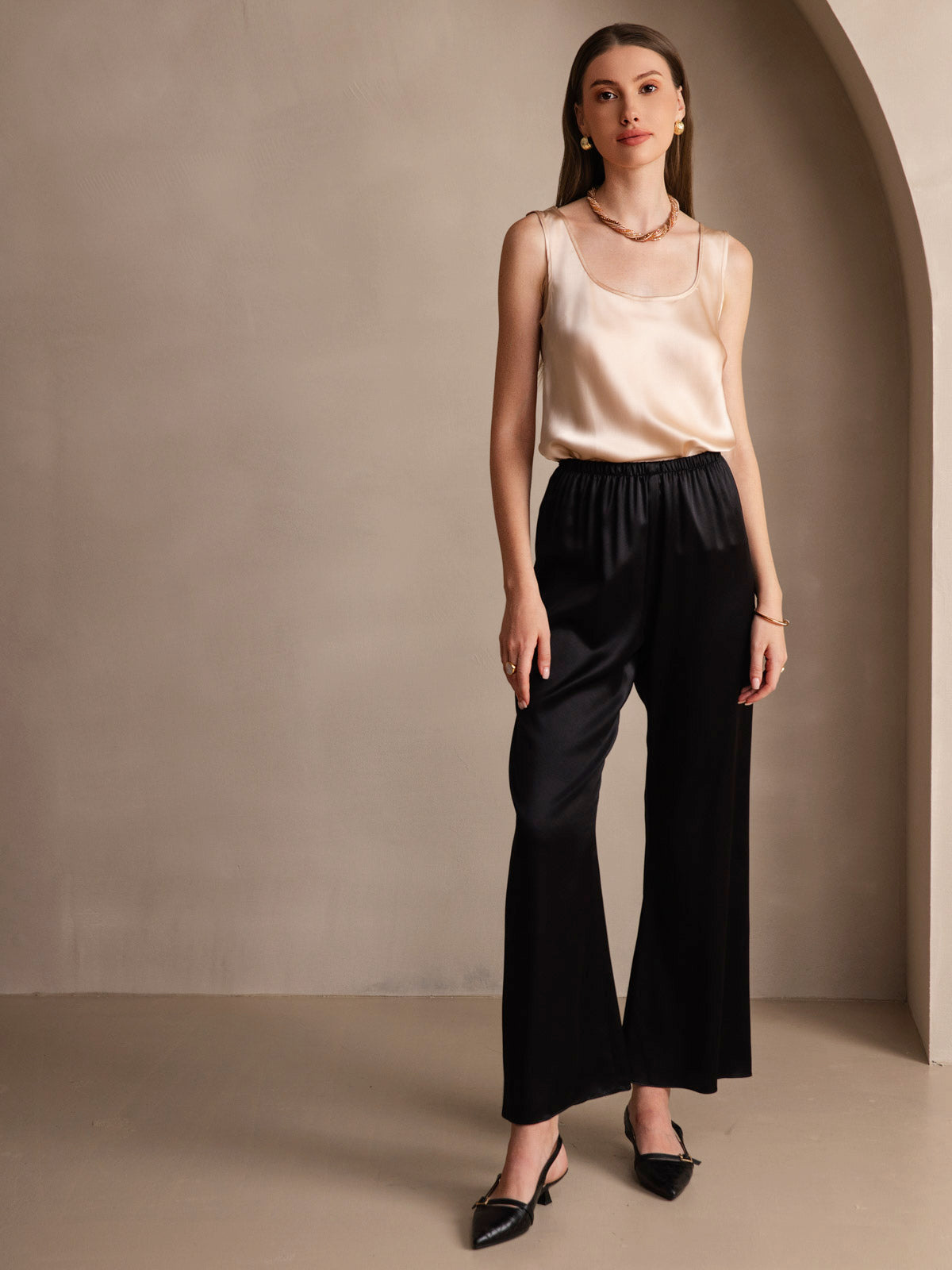 [Champagne] SilkSilky-IT 19Momme Seta Camisoles 008