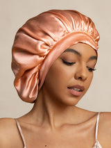 [Rosa Corallo] SilkSilky-IT Cuffia di seta 001
