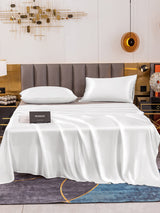 [Bianco] SilkSilky-IT 19Momme Set di biancheria da letto 002