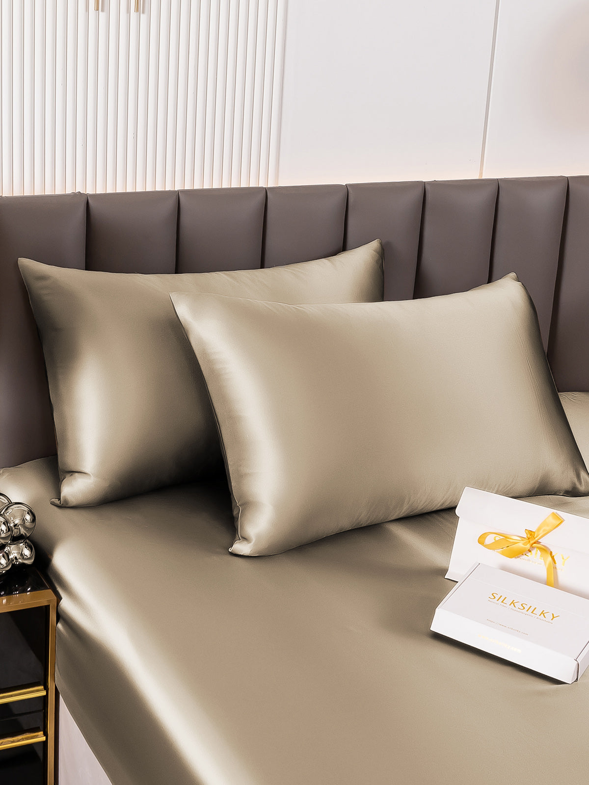 [Cachi] SilkSilky-IT 22Momme Seta pura Pillowcase 002