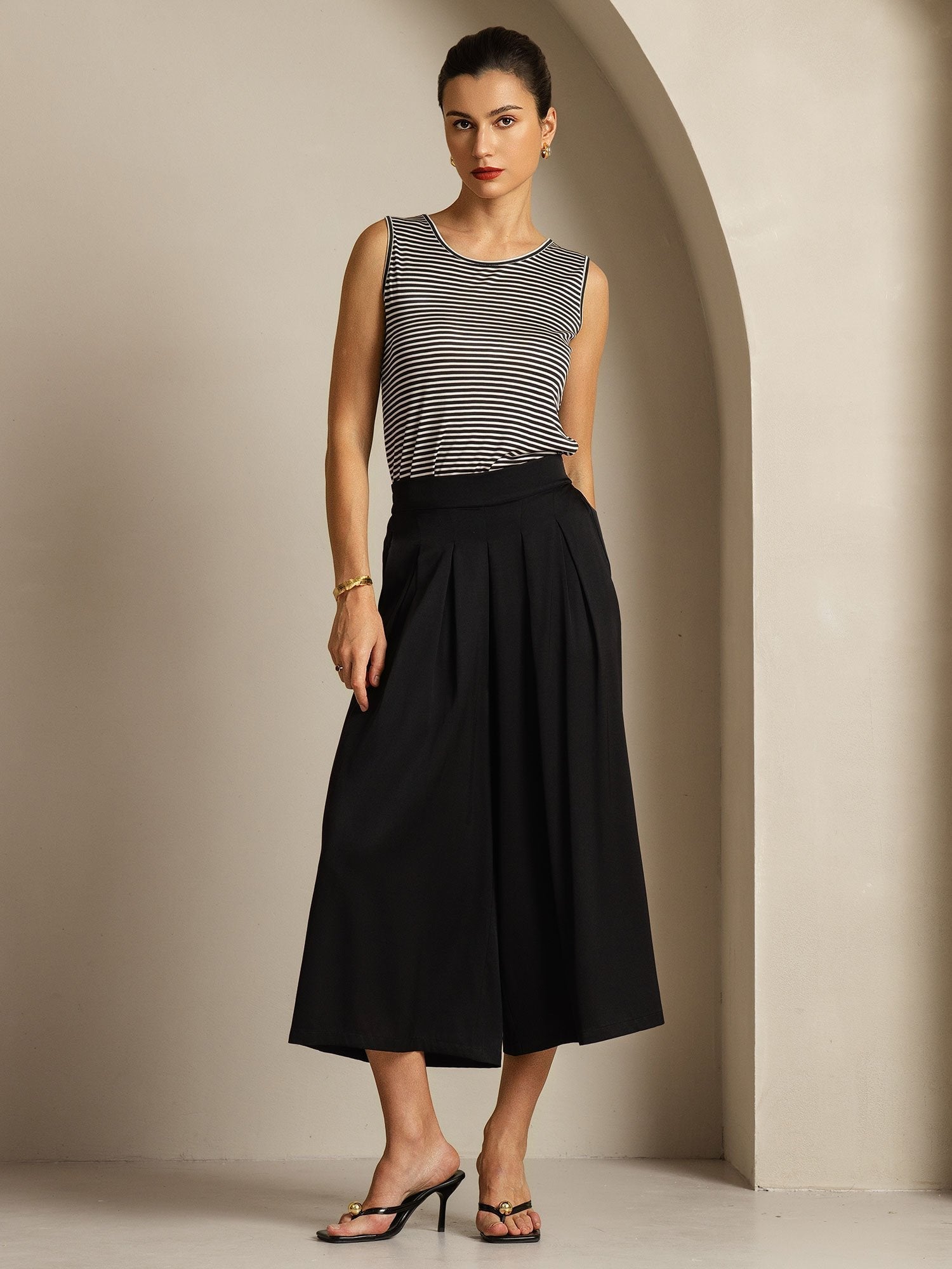 [Nero] SilkSilky-IT 19Momme Seta Womens Pants 005