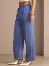 [Riga Diplomatica Blu] SilkSilky-IT Womens Pants 004