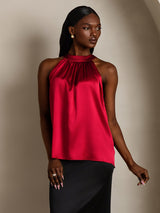 [Vino] SilkSilky-IT Sleeveless Halter Magliette donna 007