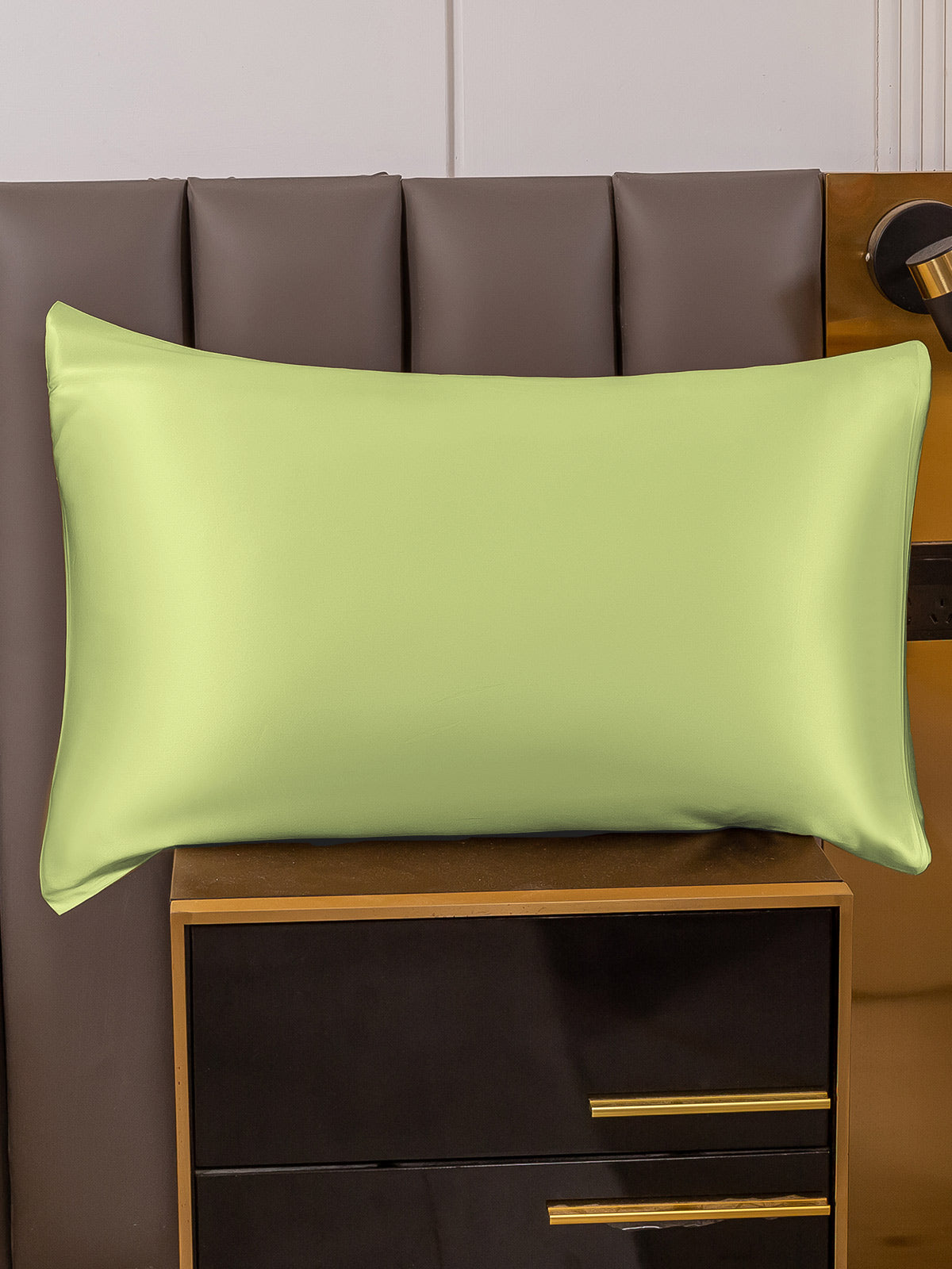 [Menta Verde] SilkSilky-IT 19Momme Seta pura Pillowcase 001