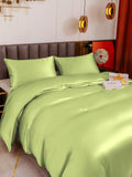 SilkSilky IT 19Momme Seta pura Bedding Set MentaVerde 004