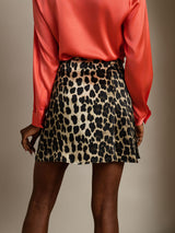 [Leopardo] SilkSilky-IT Seta pura Skirt 002,
