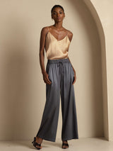 [GrigioScuro] SilkSilky-IT 19Momme Womens Pants 006
