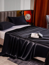 [Nero] SilkSilky-IT 22Momme Set di biancheria da letto 004
