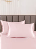 SilkSilky IT 30Momme Seta pura Pillowcase Rosa 001