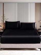 [Nero] SilkSilky-IT 22Momme Set di biancheria da letto 001