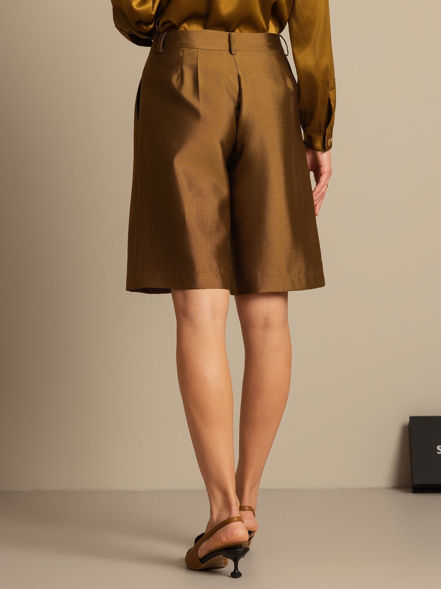 [Bronzo] SilkSilky-IT 32Momme Seta Womens Shorts 002,