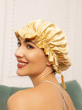 SilkSilky-IT Seta pura Sleep Cap Champagne 003