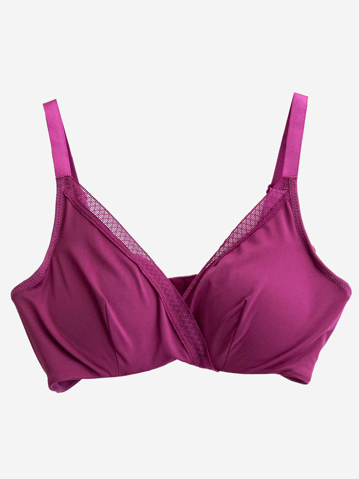 [Viola] SilkSilky-IT Maglia di seta Bra 006