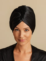 [Nero] SilkSilky-IT Turbante Per Capelli 003