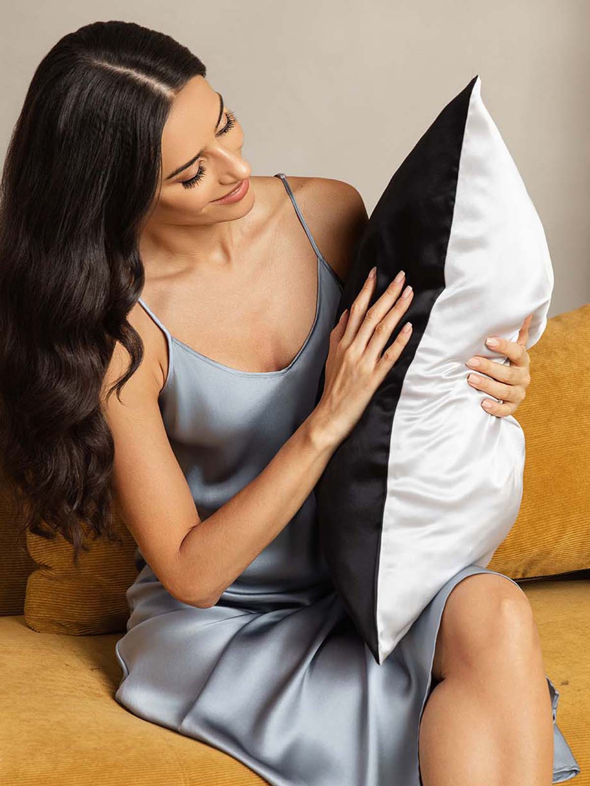 [Nero+Argento] SilkSilky-IT 22Momme Seta pura Pillowcase 003