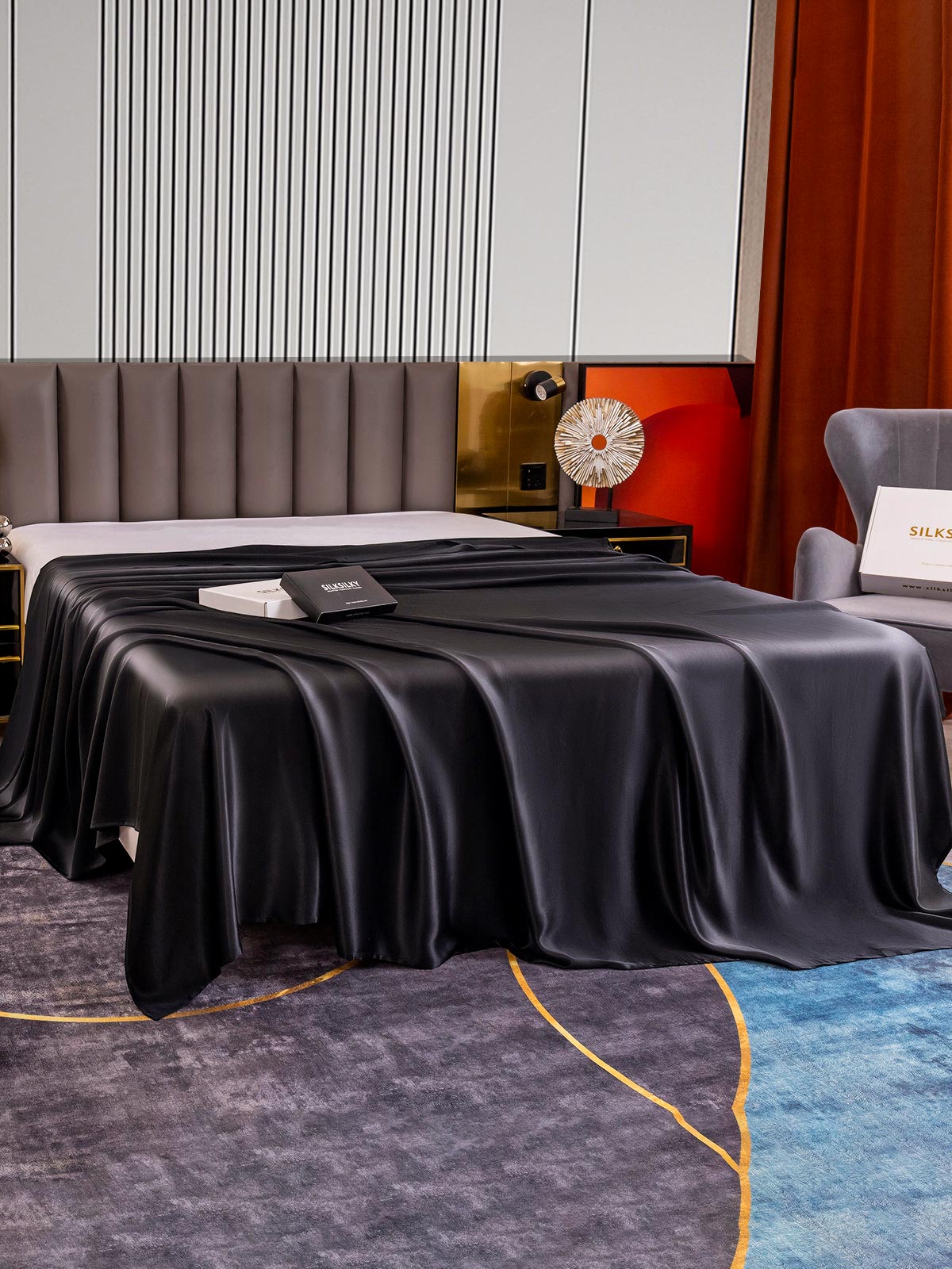 [Nero] SilkSilky-IT 22Momme Seta pura Sheet 003