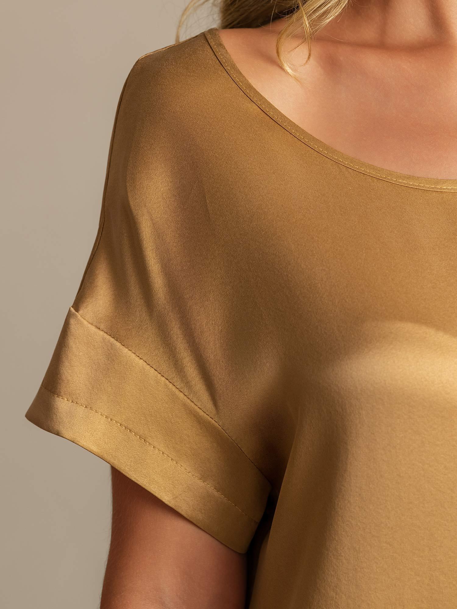 [MarroneChiaro] SilkSilky-IT 19Momme Seta Nightgown 004