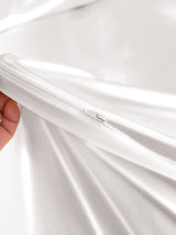 [Bianco] SilkSilky-IT 19Momme Set di biancheria da letto 005