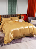 SilkSilky IT 25Momme Seta pura Bedding Set Champagne 005