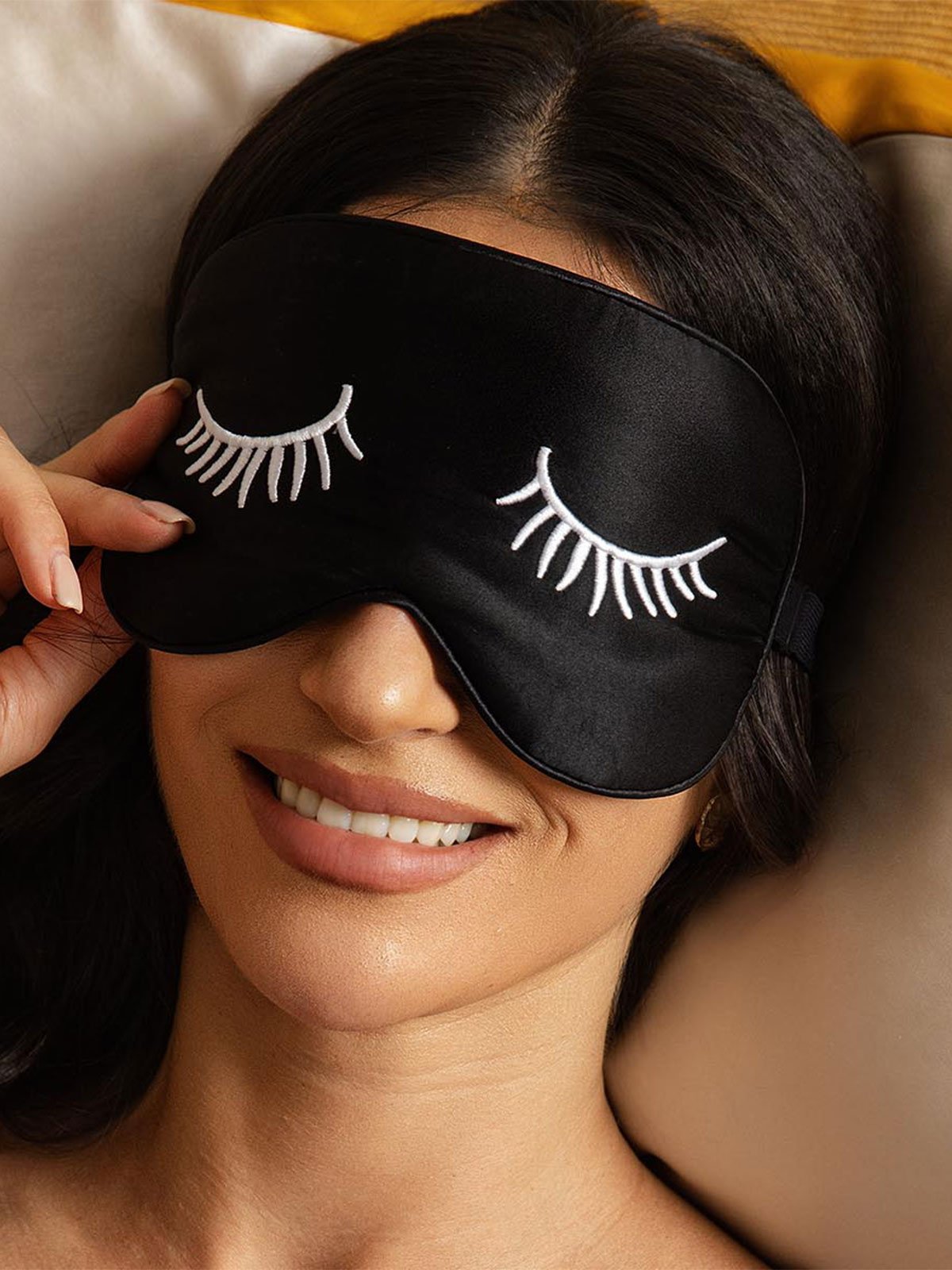 [CigliaBianche] SilkSilky-IT Seta pura Eye Mask 001
