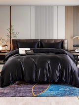 [Nero] SilkSilky-IT 22Momme Set di biancheria da letto 001