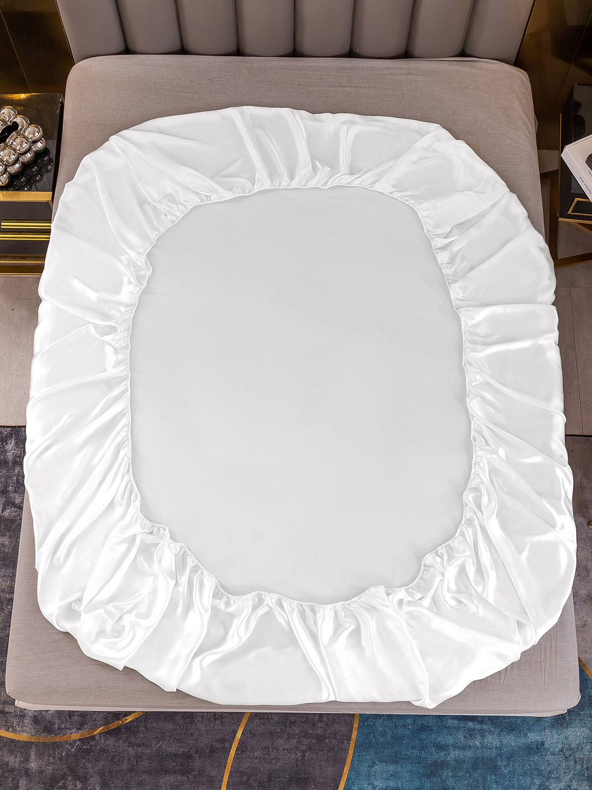 [Bianco] SilkSilky-IT 19Momme Seta pura Sheet 003