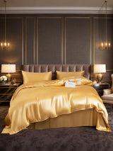 [Champagne] SilkSilky-IT 19Momme Set di biancheria da letto 001