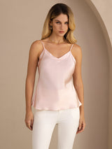 [Rosa Chiaro] SilkSilky-IT Sleeveless V Neck Cami 003
