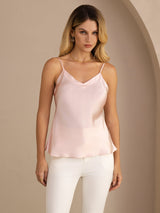 [Rosa Chiaro] SilkSilky-IT Sleeveless V Neck Cami 004