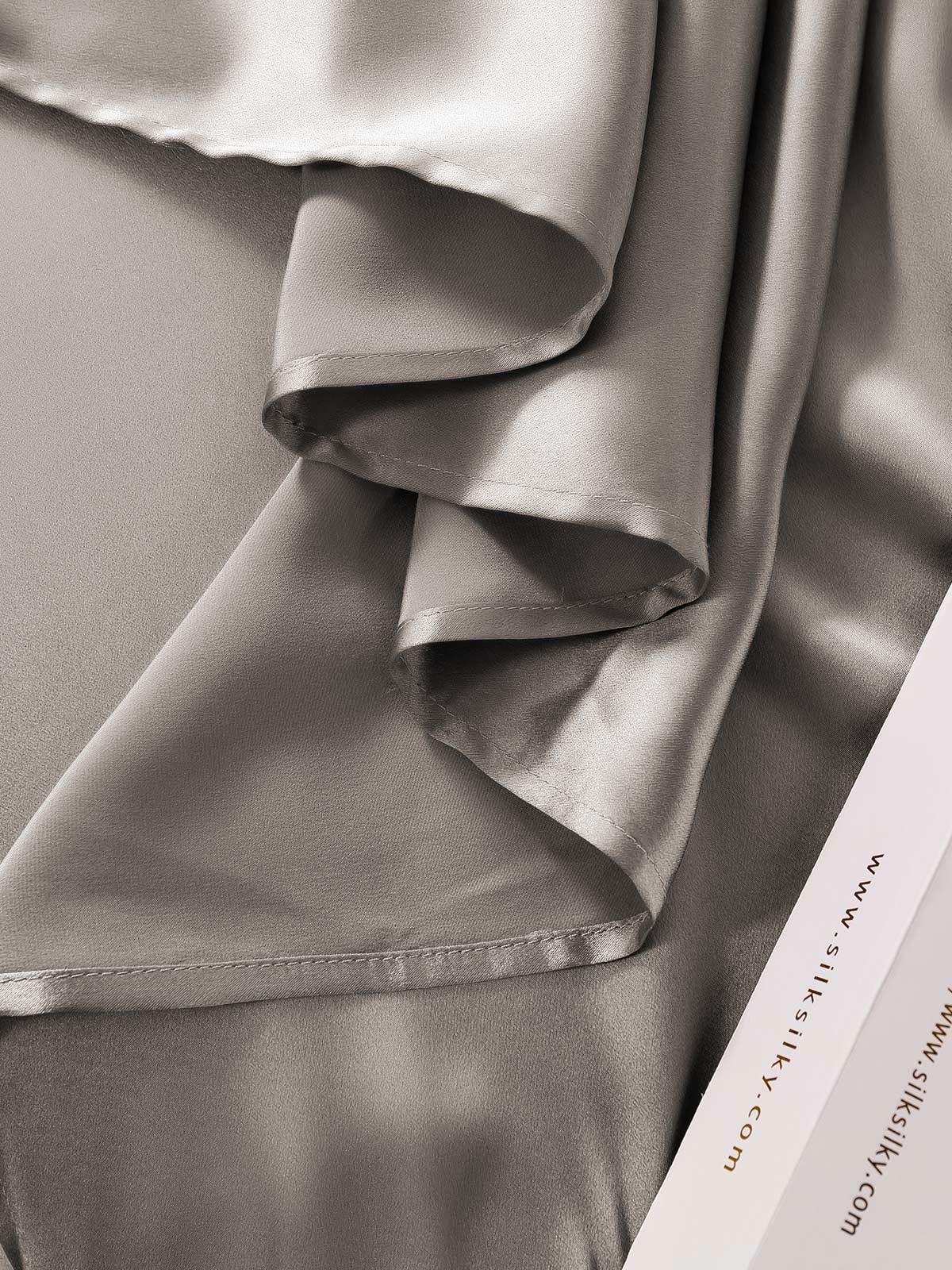 [Grigio] SilkSilky-IT 19Momme Seta pura Bedding Set 006