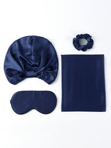 [Blu Scuro] SilkSilky-IT 19Momme Seta pura Pillowcase Set 003