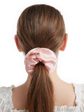 SilkSilky-IT 19Momme Seta pura Scrunchie RosaChiaro 003