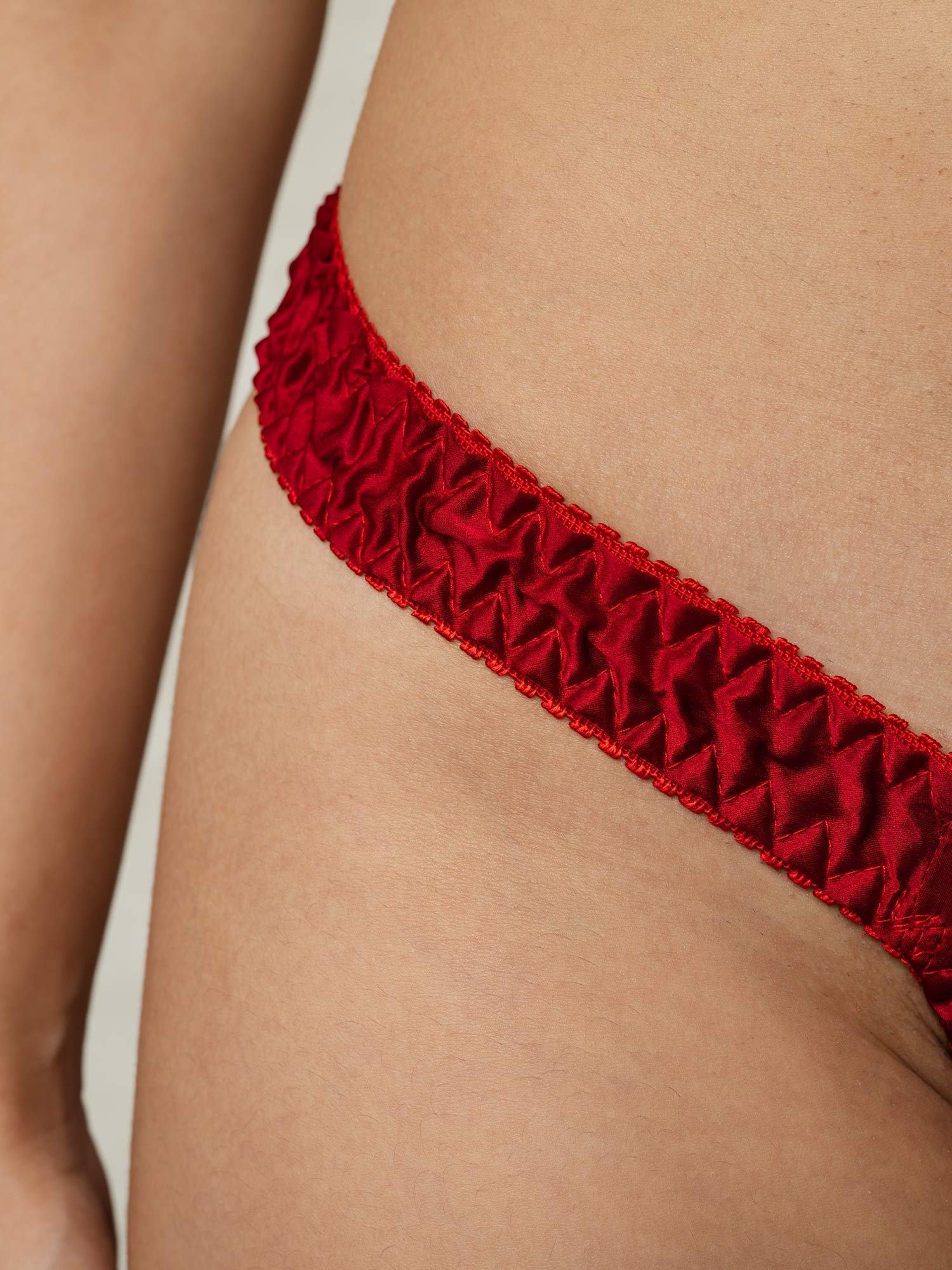 [Rosso] SilkSilky-IT Seta pura Panty 010