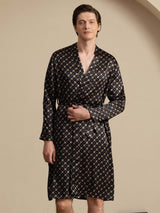 [Catena Nera] SilkSilky-IT Long Sleeve Vestaglia da uomo 006