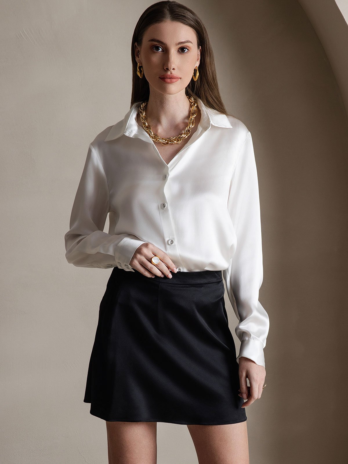 [Nero] SilkSilky-IT 19Momme Seta Skirt 005