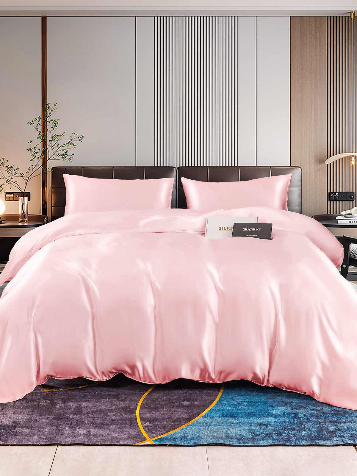[Rosa] SilkSilky-IT 22Momme Seta pura Bedding Set 001